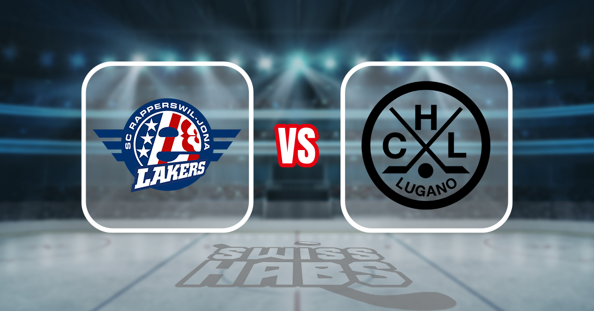 Formation des équipes et joueurs indisponibles pour le match Rapperswil vs Lugano